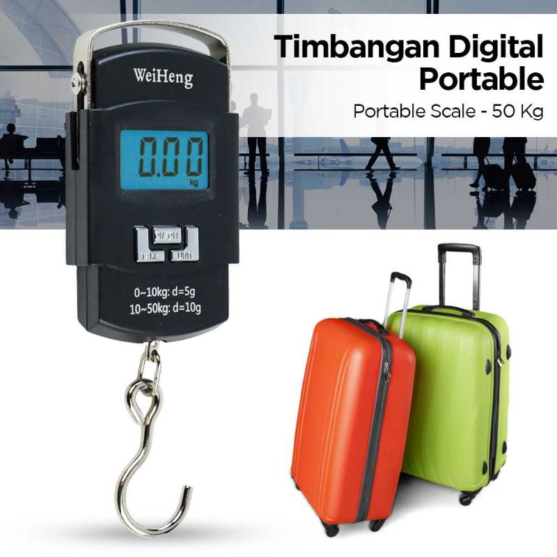 Weiheng Timbangan Digital Koper Digital Portable Scale 50 KG - WH-A08