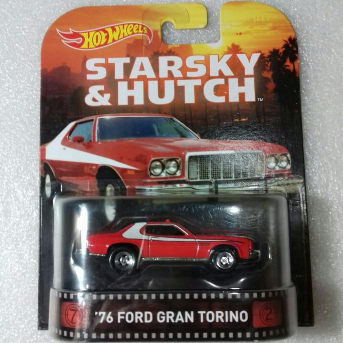 HOT WHEELS 76 FORD GRAN TORINO. STARSKY & HUTCH MOVIE SERIES.BAN KARET