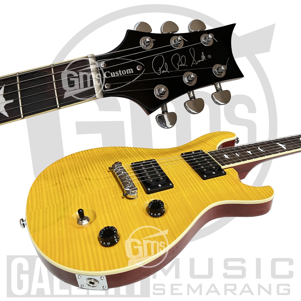 Gitar Elektrik PRS Paul Reed Smith Santana Yellow