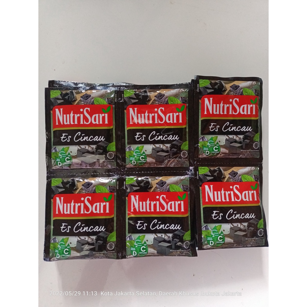 

Nutrisari Cincau 1 renceng 10