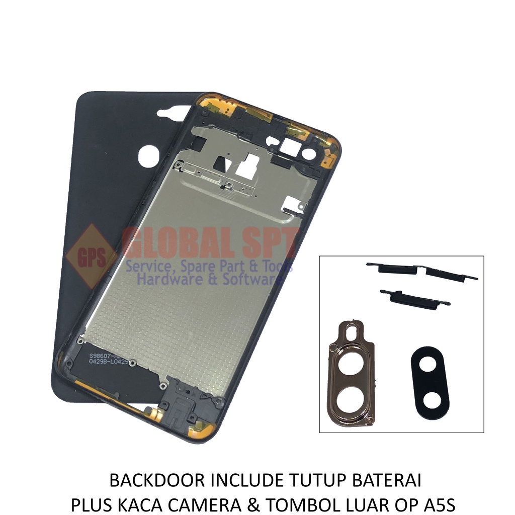 BACKDOOR OPPO A5S INCLUDE TUTUP BATERAI / BACK COVER / TUTUP BELAKANG