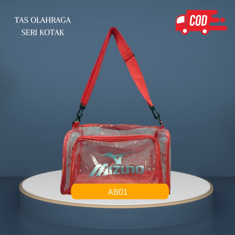 Tas Mika Transparan Olahraga Volly Footsal Sepakbola Tas Selempang Mika Bening Tas Sport Transparan