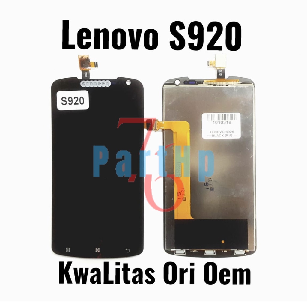 Lcd Touchscreen Fullset  Kwalitas Ori oem Lenovo S920 - Hitam