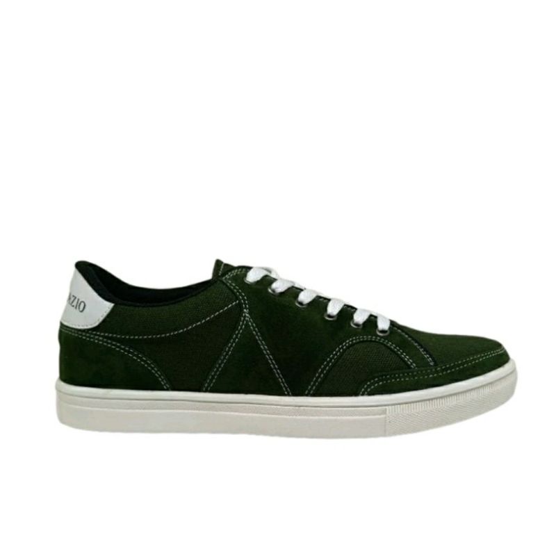 THEMALKA Green Sepatu Sneaker Kulit Suede Pria Men-505 Casual Low Cut Sneakers Green 39-44