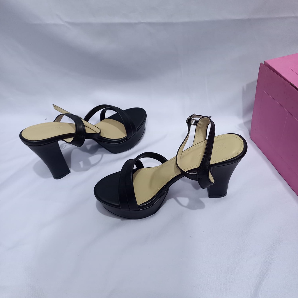 SEPATU HEELS WANITA WARNA HITAM MODEL TERBARU 2023/SEPATU PESTA/SEPATU KANTOR/SEPATU KONDANGAN TREND