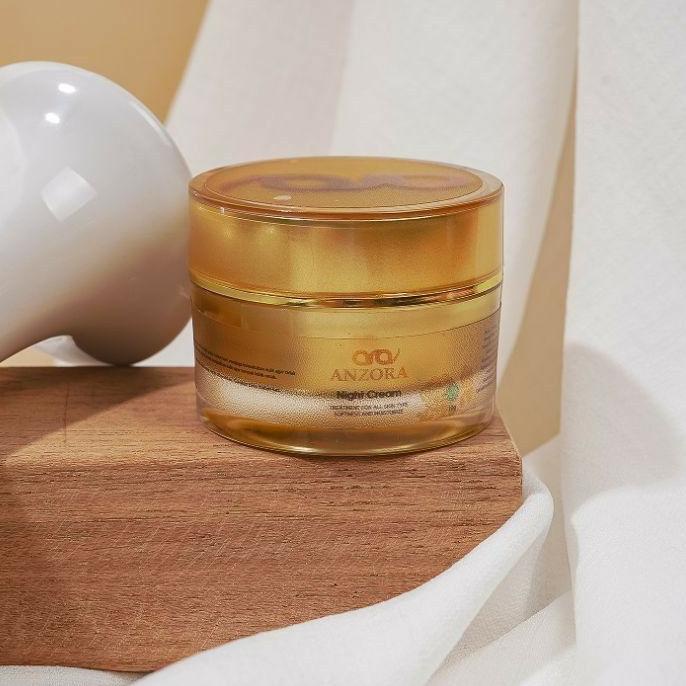 ♘ KRIM MALAM GLOW / ADS ACNE DARK SPOT  NIGHT CREAM ANZORA ♘