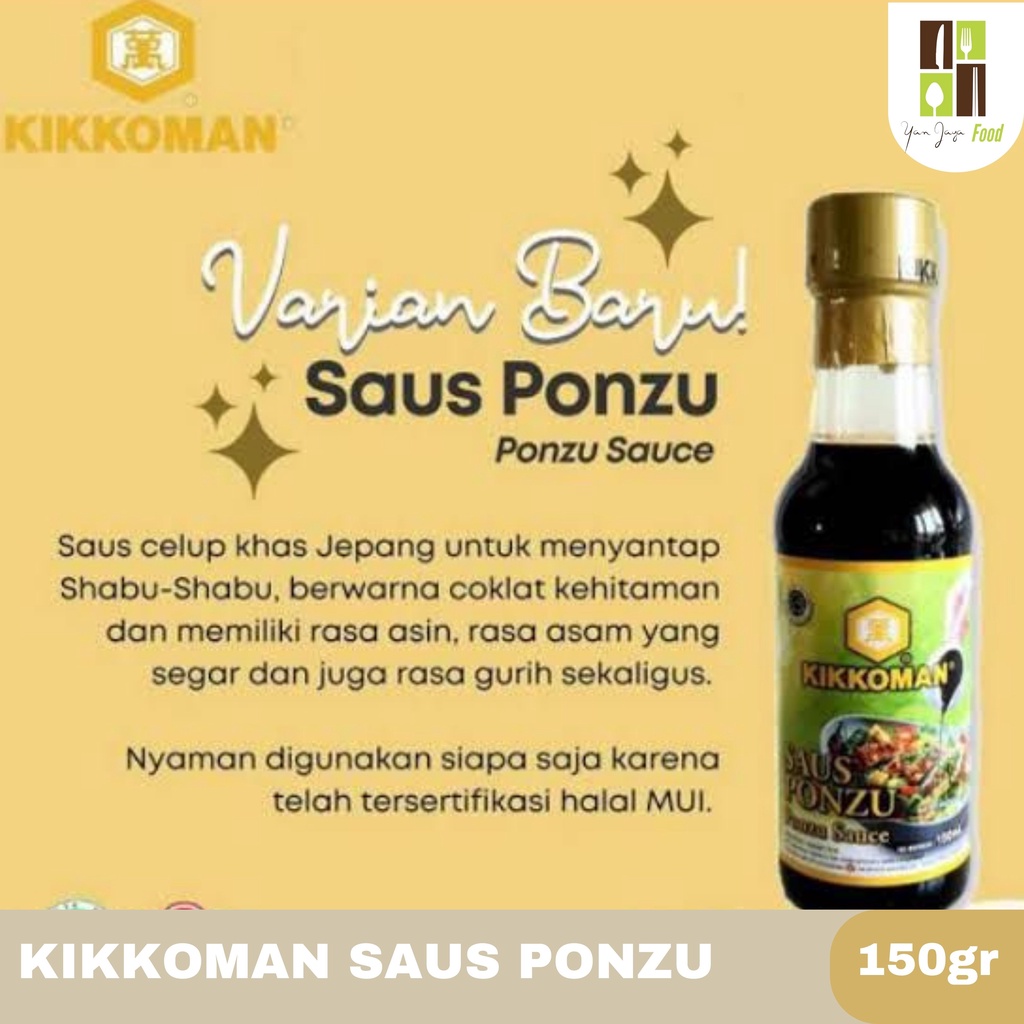 Kikkoman Saus Ponzu/Saus Dipping Shabu-Shabu 150ml