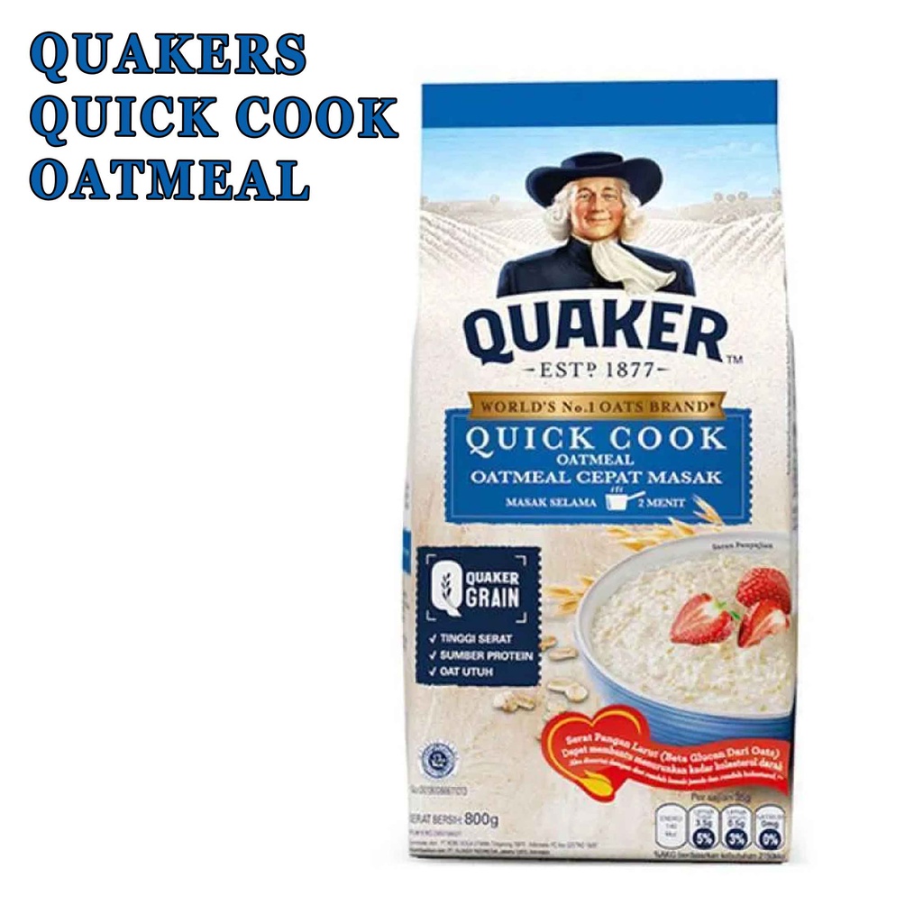 QUAKER* QUAKER OATS QUIK COOK 800g* OAT MEAL