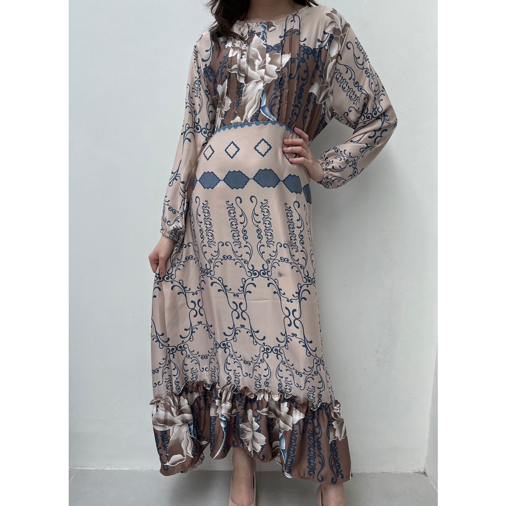 New Product Ken-274 Gamis Busui Pesta Kondangan Longdress Wanita Mewah Korean Look Maxmara Premium