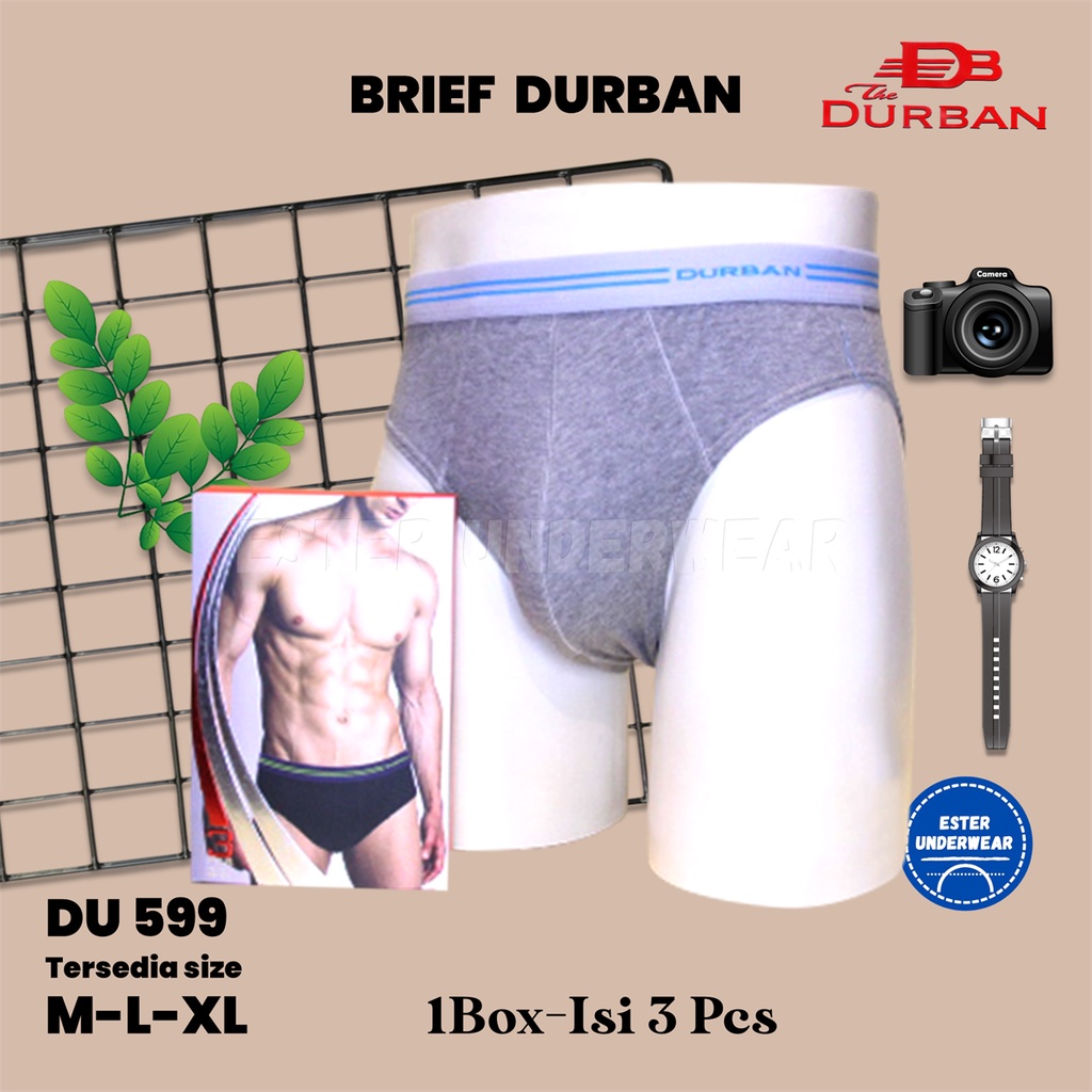 Celana Dalam Pria Durban DU 599 Isi -3Pcs
