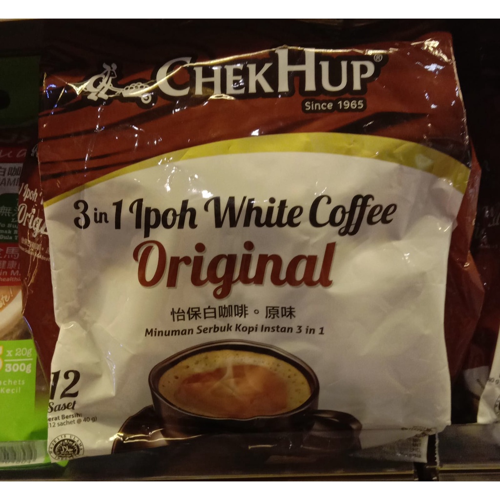 

Chek Hup White Coffee Original 40g x 12's