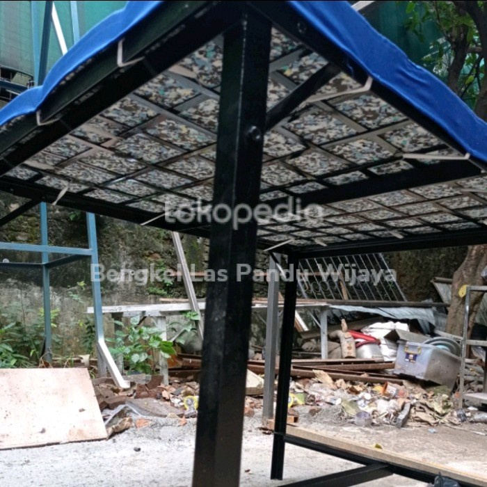 TERBARU- Meja Setrika Uap Laundry Lengkap Tatakan Setrika & Tiang Selang Boiler (PROMO)