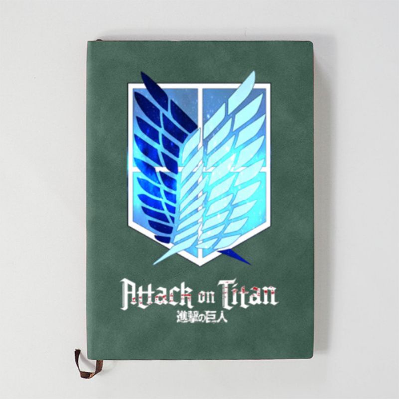 

Attack On Titan Notebook Retro Kulit A5 Custom