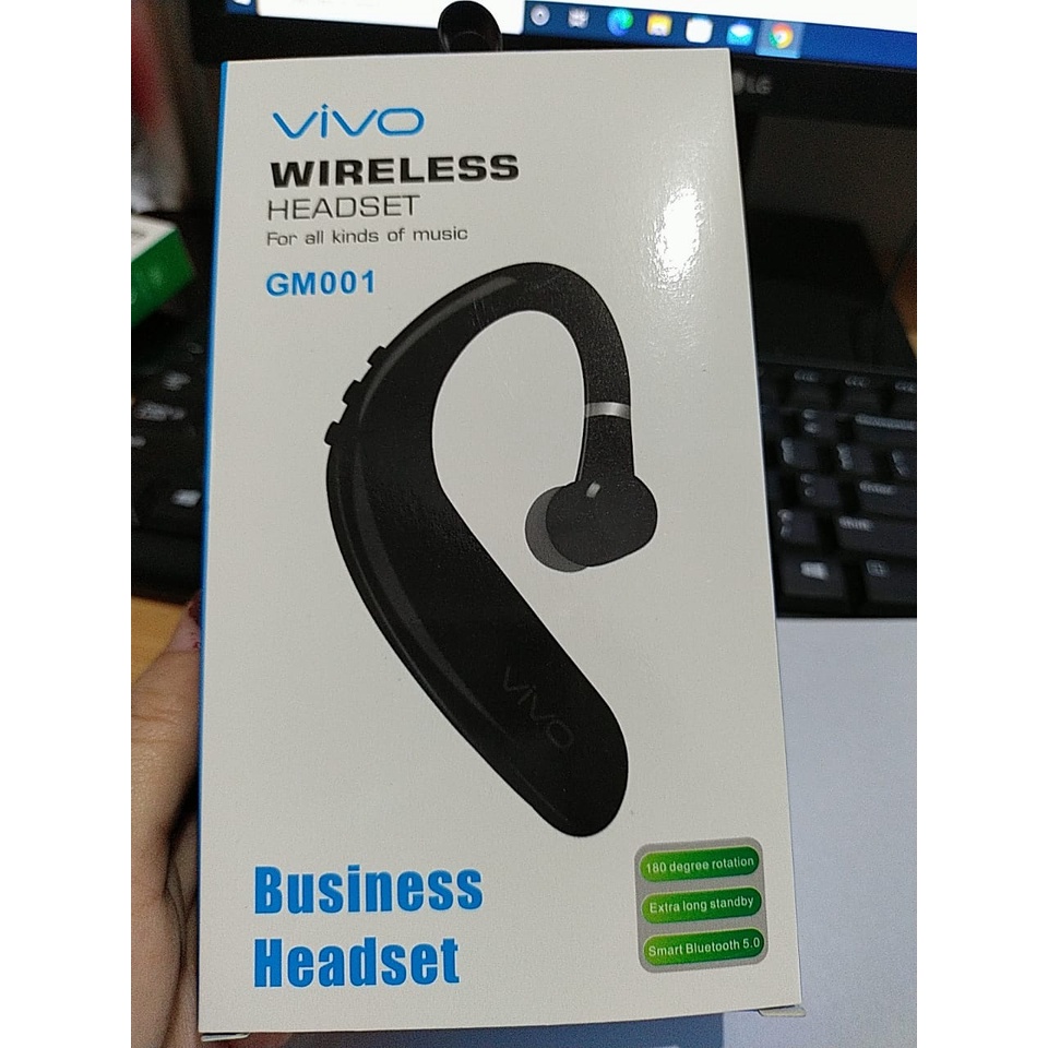 HF HEADSET BLUETOOTH BRAND GM 001 SPORT SINGLE VIVO