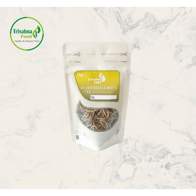 

Silver Needle white Tea / Teh Putih 10gr