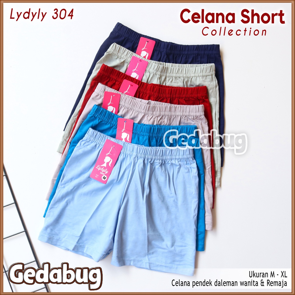 3 pcs Celana short  Remaja LYDYLY LD 304 | Street Daleman anak Remaja Warna warni | Gedabug