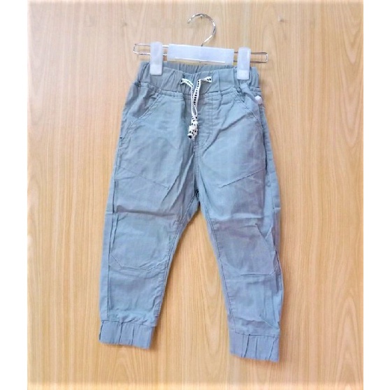 Celana Panjang Katun Jogger Grey 090