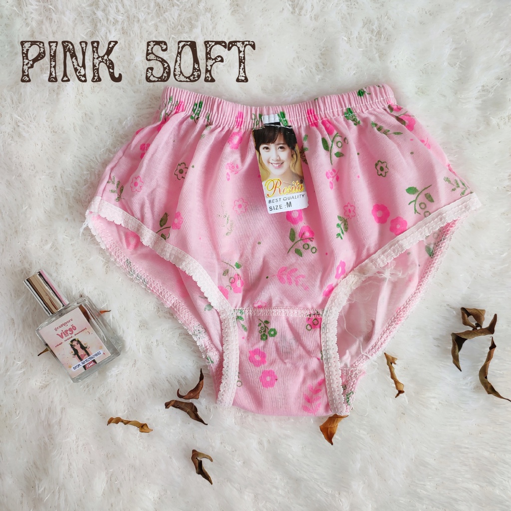 CELANA DALAM WANITA / UNDIES / CD WANITA CEWEK MOTIF MEREK ROSITA