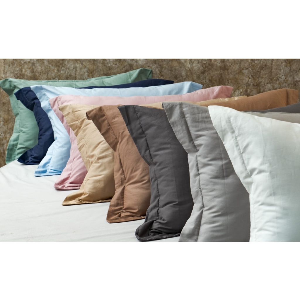 Sarung Bantal Sarung Guling Katun Jepang Polos