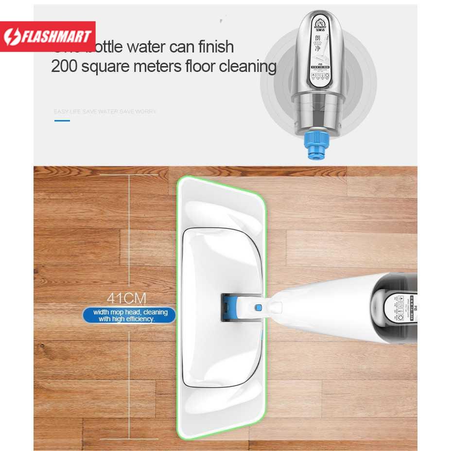 Flashmart Alat Pembersih Lantai 3 in 1 Water Spray Sweeper Mop - FD-11P