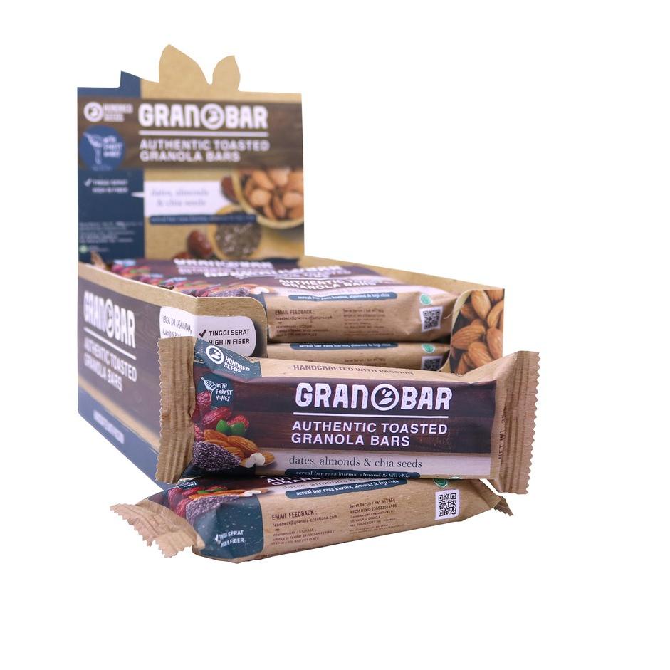 

Hot Sale5b5Ap Granobar - Dates, Almonds & Chia Seeds Box 16pcs