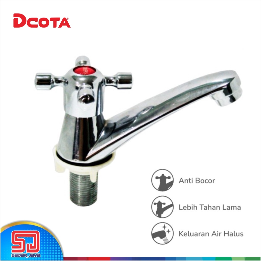 DCOTA DFT 01 Kran Tanam Wastafel Keran Cuci Tangan 1/2&quot;