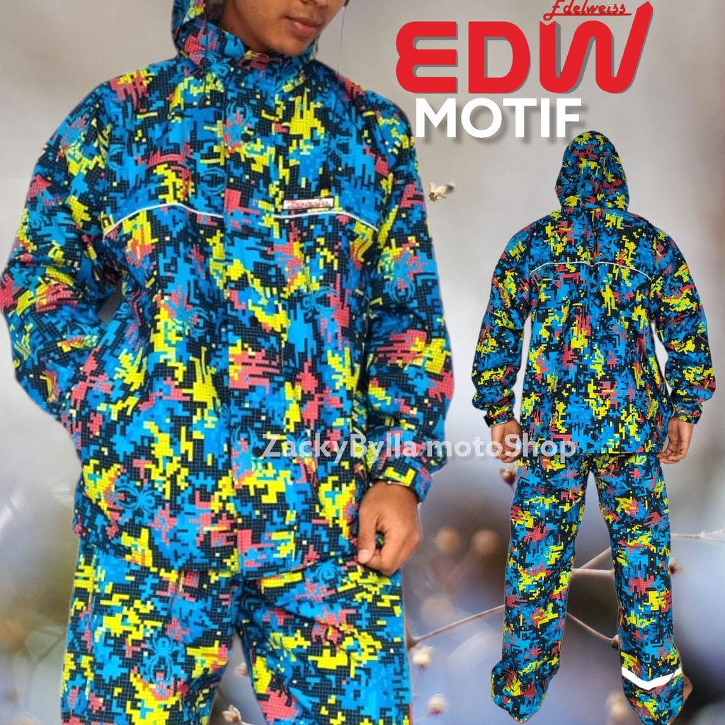 Jas Hujan EDW Edelweiss Ukuran XXXXXXL / 6XL / 6L  Size Super Jumbo Terbesar