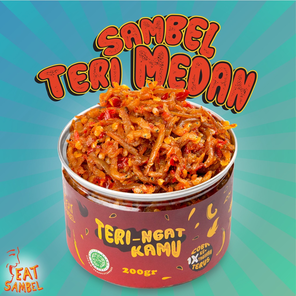 

READY STOK Eat Sambel Teri Medan - Teringat Kamu 120gr