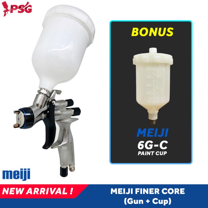 Terlaris Meiji Finer Core (Gun+Cup) - Standard Aircap