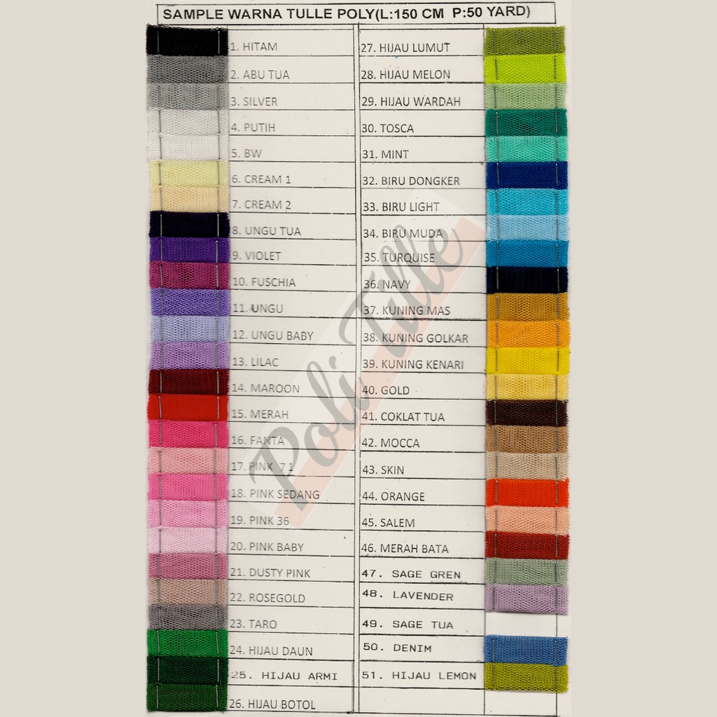 

kain tile roll - tile halus - tile warna