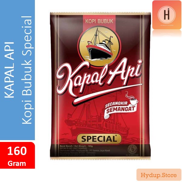 

Kapal Api Spesial Kopi Bubuk 160 Gram