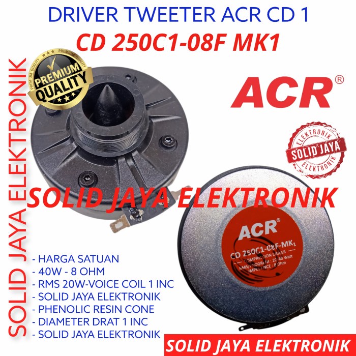 Terlaris Driver Tweeter Acr Cd1 Cd 250C1-08F Mk1 Tweter Twiter Cd1 Cd-1 Twitter