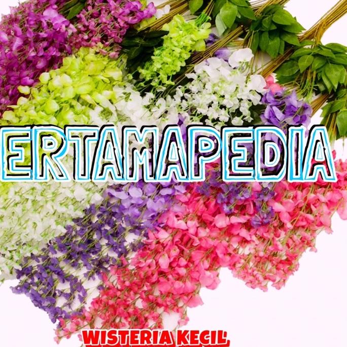 ➬ LUSINAN Bunga Wisteria Biasa/ Wisteria Gantung/ Wisteria Hiasan/ Wisteria Artificial/ Wedding Deko