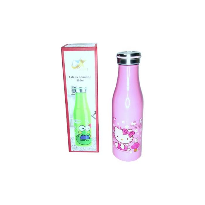 Termos 500ml JX60 Termos Motif Karakter Termos Air Minum Portable Stainless Steel Vacuum Flask