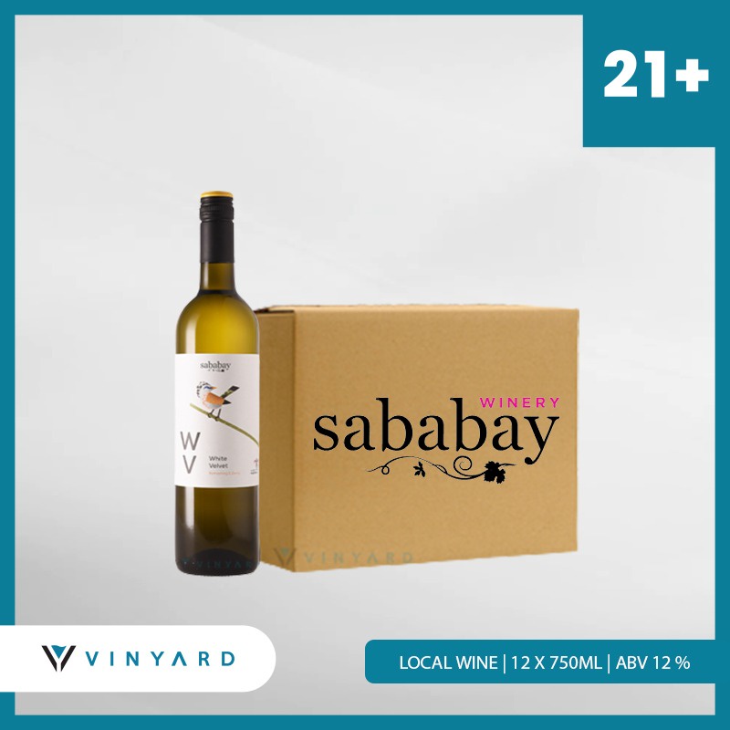Sababay White Velvet 750 ml 1 Karton ( 12 Botol )