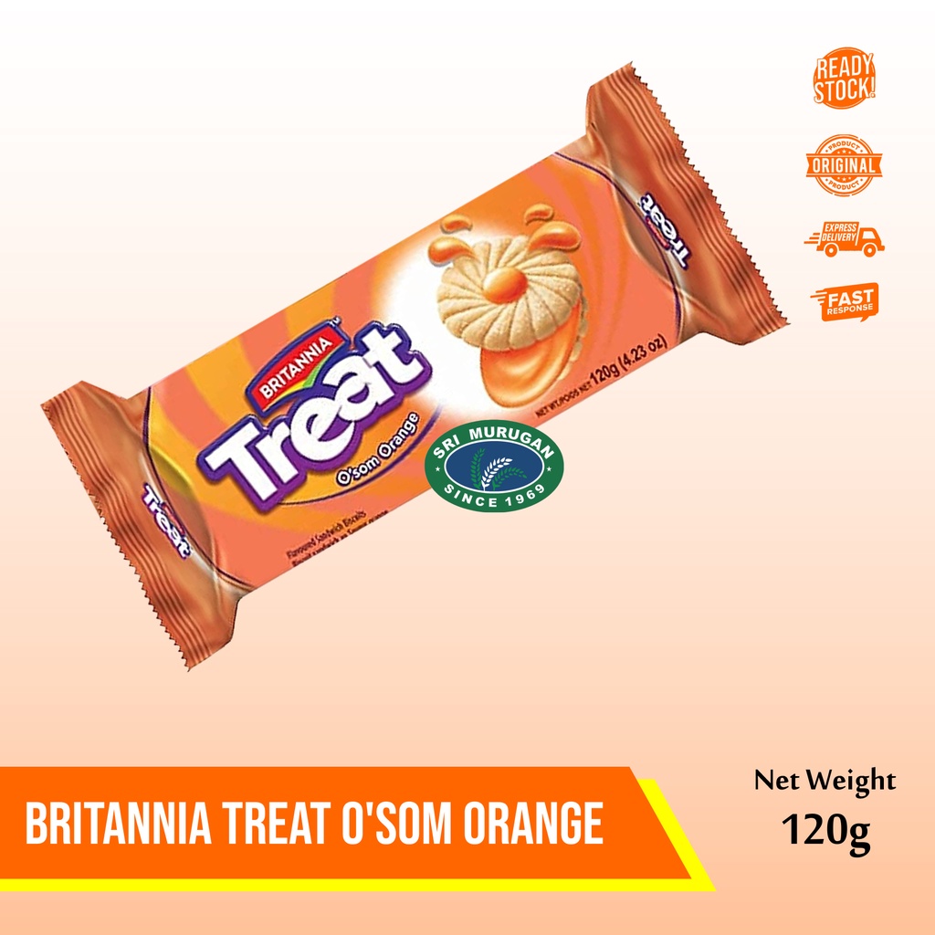 

BRITANNIA TREAT O'SOM ORANGE 120 GM