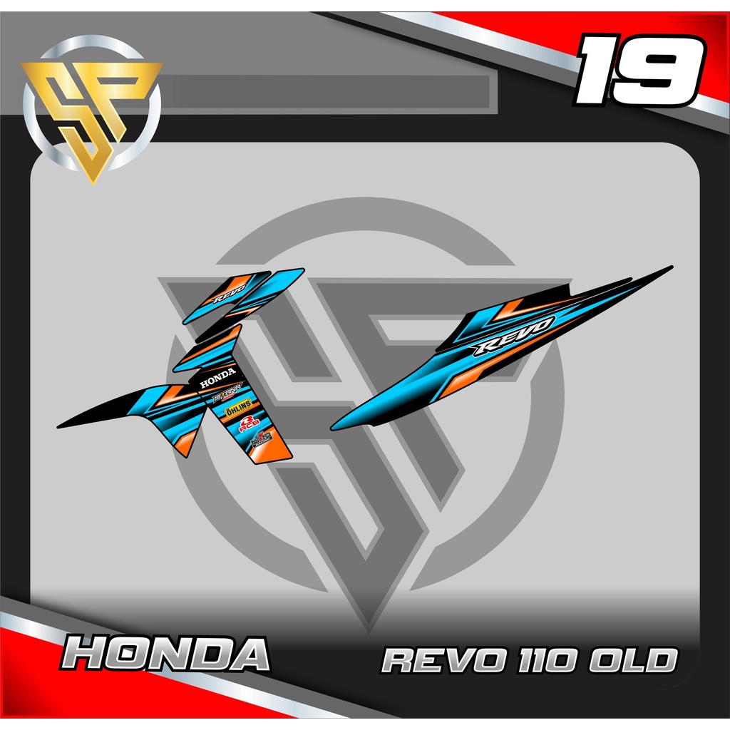 STRIPING REVO 110 OLD - STRIPING REVO 110 OLD VARIASI SIMPLE