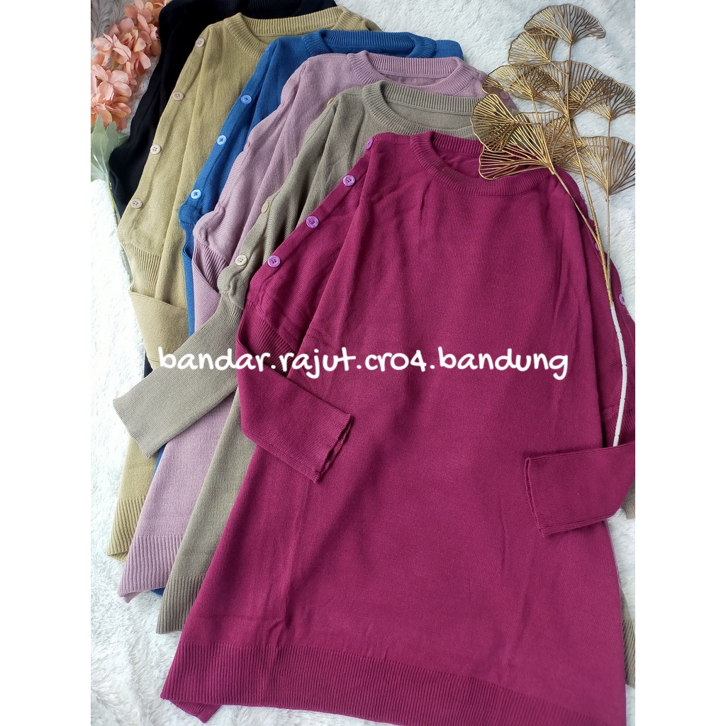 TUNIK RAJUT KALONG STEFANI BRANDED 7 GATE