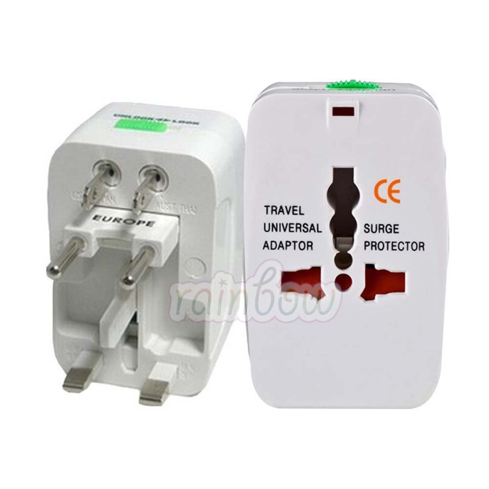 Travel Adaptor Universal ALL IN 1 / adaptor traveling  Sambungan Listrik EU AU UK US Plug TRAVEL ADAPTER