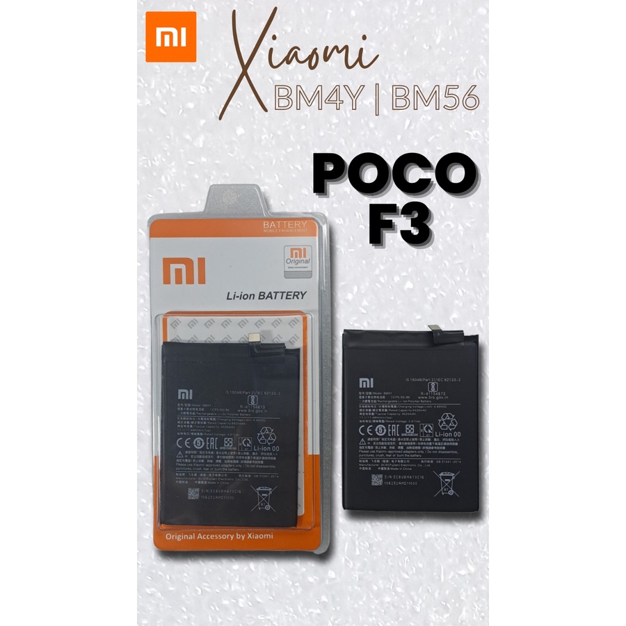 BATERAI XIAOMI POCO F3/F3 PRO REDMI K4 PRO BM-4Y BM 56 4420 MAH BATERAI XIAOMI BM 56 BM4Y BATRE