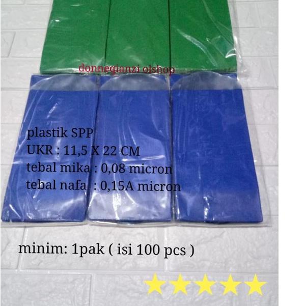 

Produk terbaru plastik SPP , plastik iuran , 11,5 X 22 CM , minim : 1 pak ( isi 100pcs )