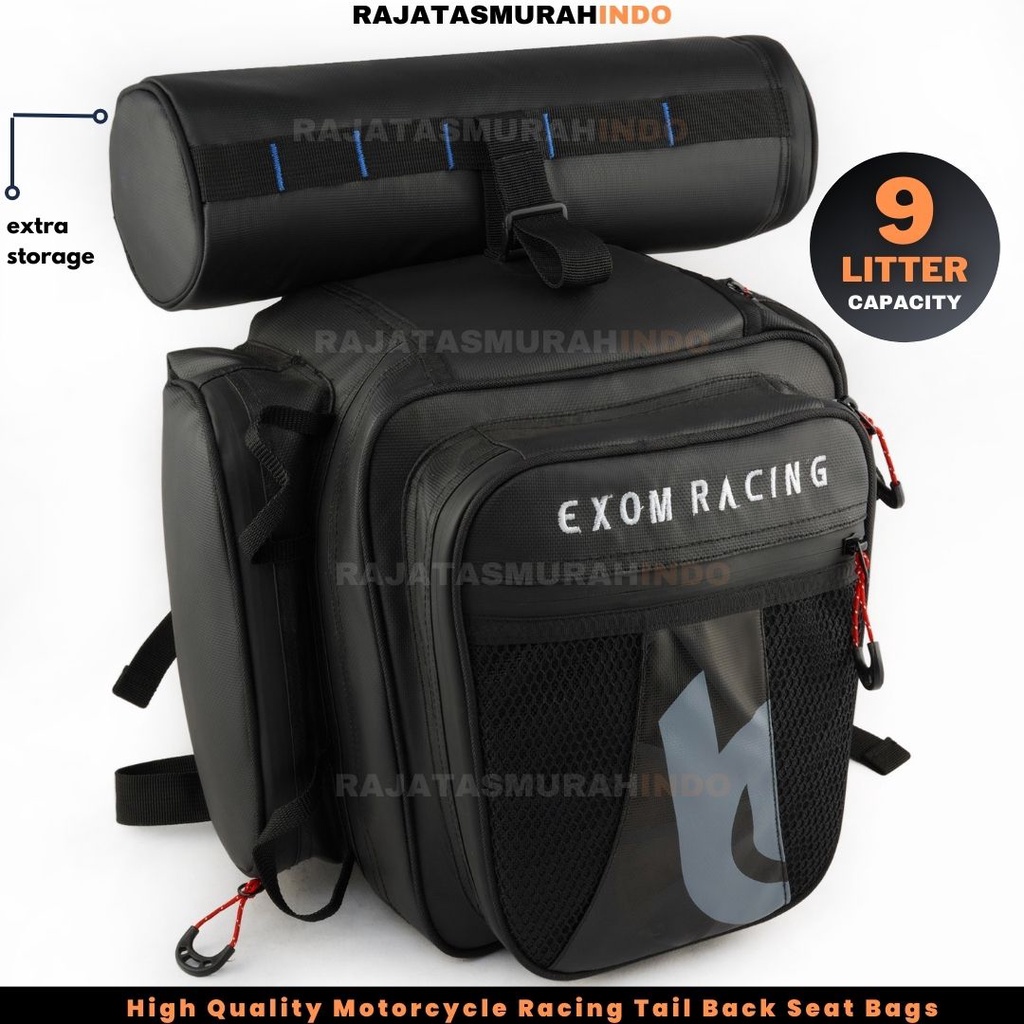 RTM - THUNDERBOLT MOTORCYCLE SADDLE BAG - EXOM BOX 01 -TAS BAGASI MOTOR - TAS MOTOR ENDURO BAGASI BELAKANG OFF ROAD TAS RACING - TAS TRAIL