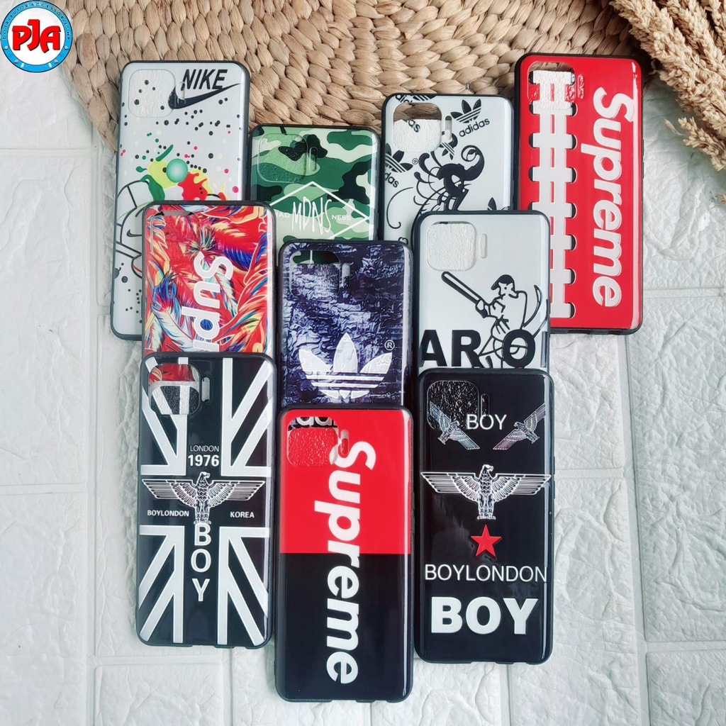 Case Softcase Casing Silikon Motif Branded Xiaomi Redmi 8 8A 8A Pro Note 8 9 9 Pro 10 Pro