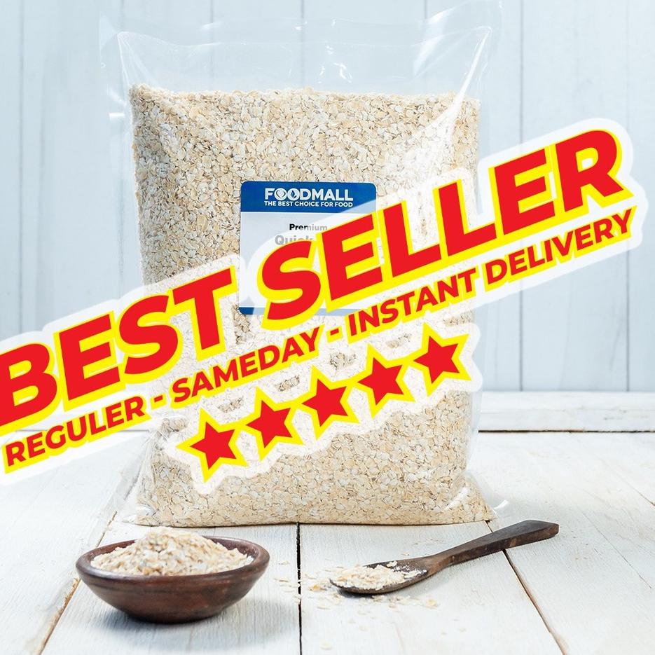 

Laku Keras Quick Oat 1 kg / Oat Halus cepat saji