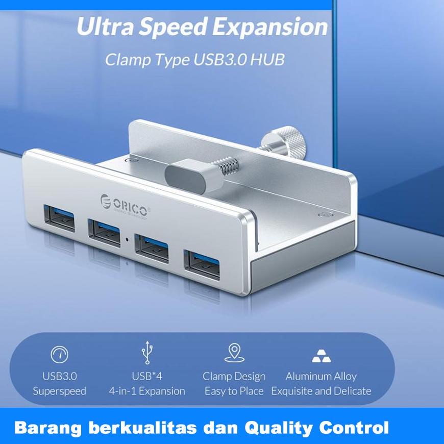✼ USB Hub 3.0 Clip-on Type Aluminium 4 Port - Orico MH4PU ❁
