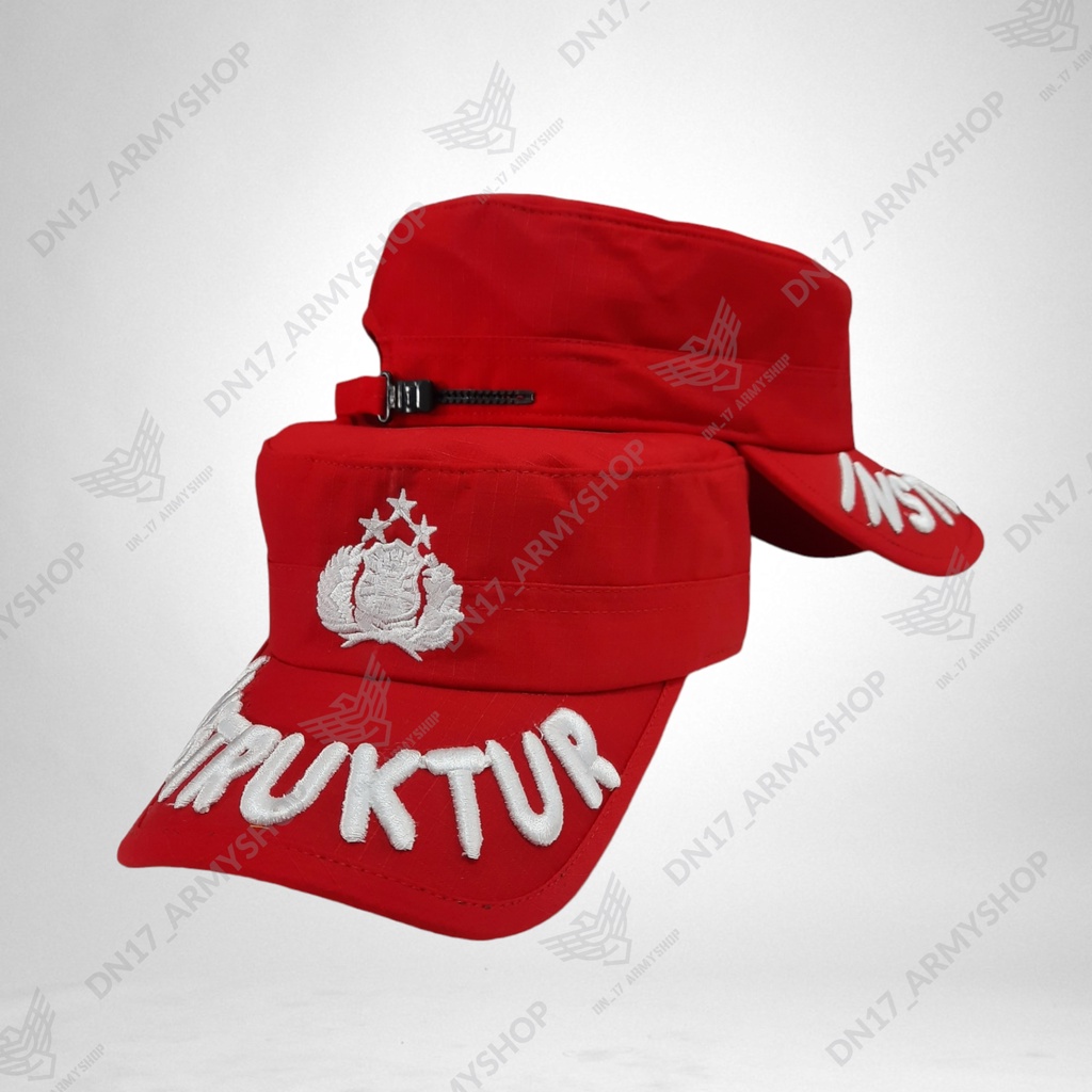 Topi Komando Bintara Merah Instruktur