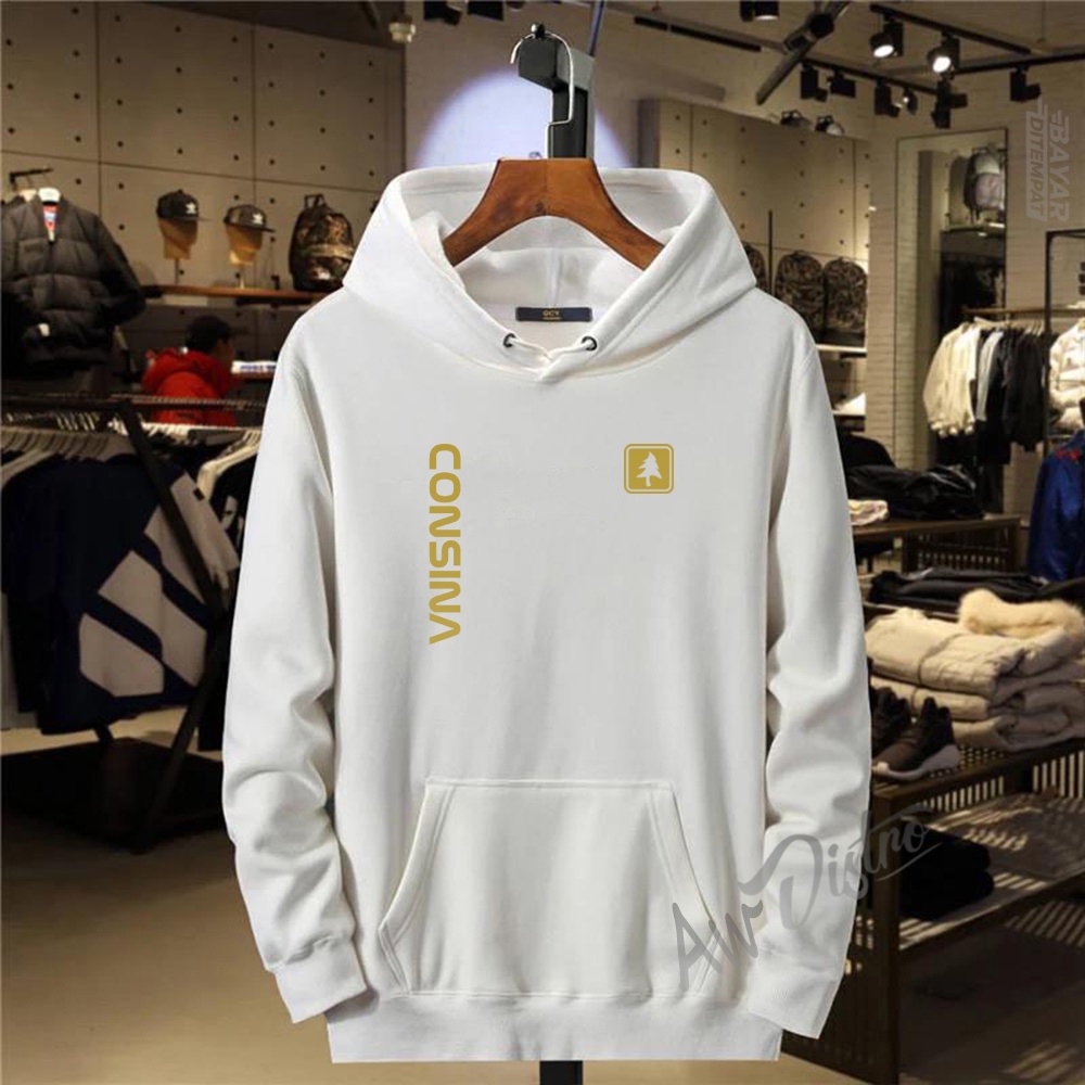 COD Hoodie Distro Csna Kirka Text Gold Premium Quality Sweater Tulisan Jaket Cewek/ Cowok Kata-Kata Hoodie Sablon