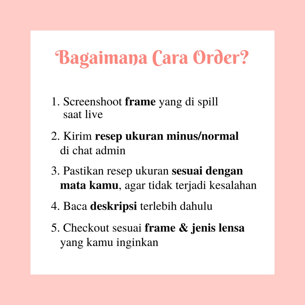 NOTA LIVE KACAMATA FASHION FREE ESSCOR CLEANER