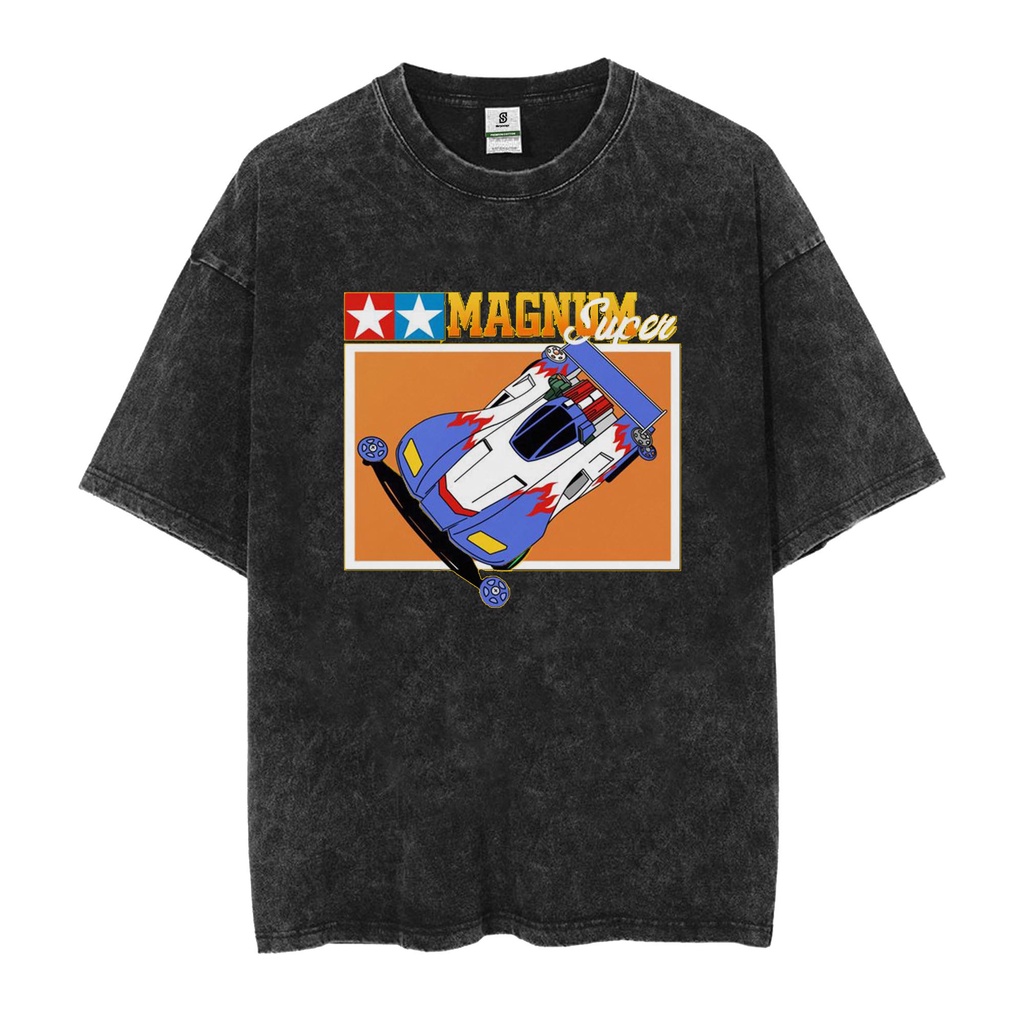 Kaos Washing Magnum Tamiya Oversize T shirt