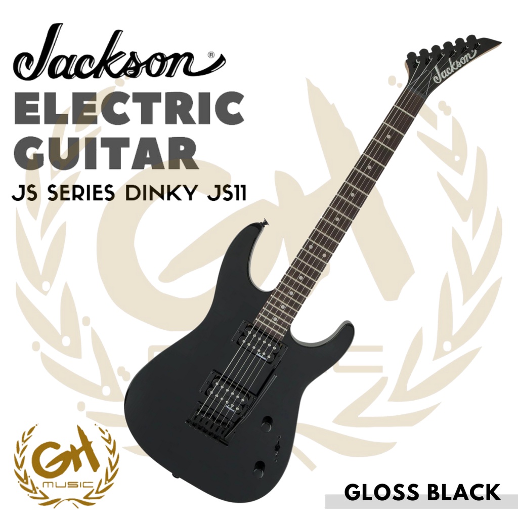 Jual JACKSON JS SERIES DINKY JS11 ELECTRIC GUITAR, GLOSS BLACK | Gitar ...